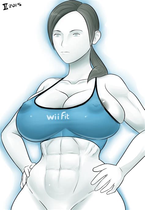 Gray Impact Wii Fit Trainer Wii Fit Trainer Female Nintendo Wii Fit Highres 1girl