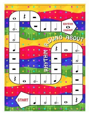 Are you looking for some valentine's day classroom party games and activities? Rhythm Round About - to identify notes and rests | Music vocabulary, Teaching music, Elementary ...