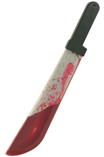 Scream Ghost Face Bloody Bleeding Machete Knife Wliquid Blood