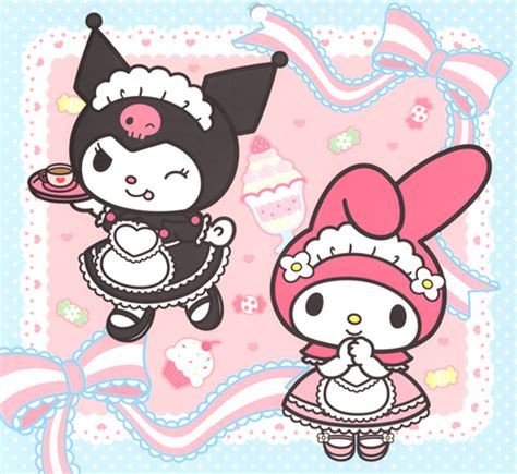 Kuromi's birthday is on halloween, so she assumed keiichi went to the costume party instead. My Melody & Kuromi | Mazinger z personajes, Hello kitty ...