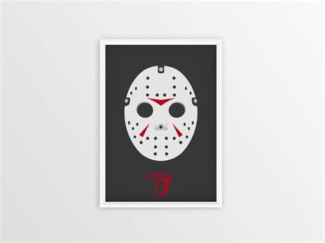 Jason Voorhees Mask Friday The 13th Horror Movie Decor Etsy