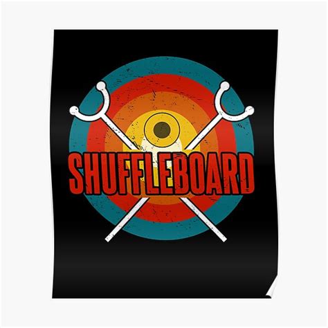 Shuffleboard Wall Art Redbubble
