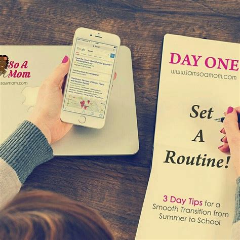3 Day Tips For A Smooth Transition From Summer To School Day One Set
