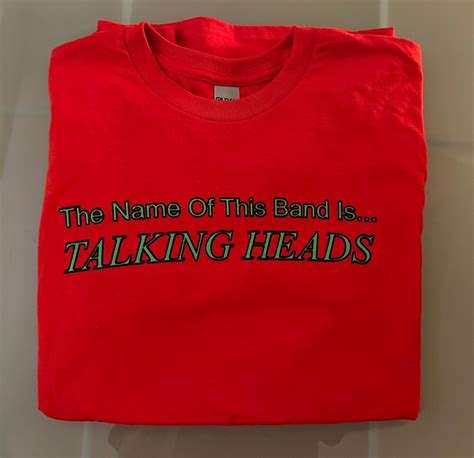 Talking Heads 1978 Ucla Concert T Shirt New Wave Etsy Uk