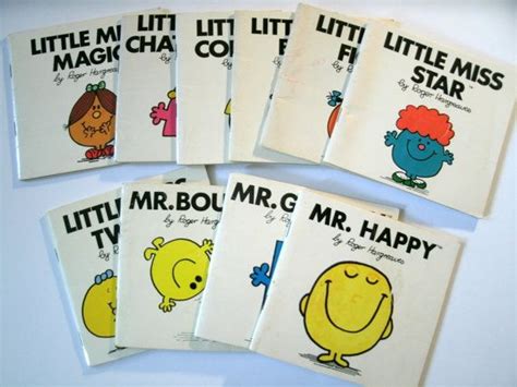 Little Miss Books Mr Men Books Roger Hargreaves Collection Etsy
