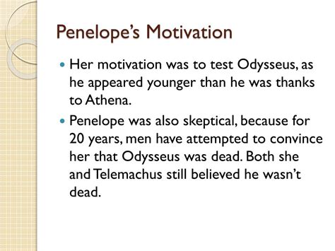 PPT The Odyssey Penelopes Test PowerPoint Presentation Free