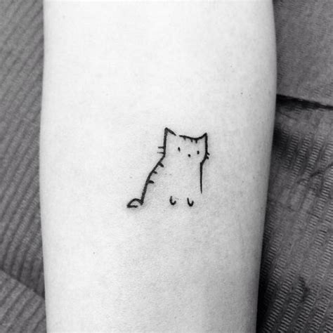 25 tasteful and simple cat tattoo designs purrfect love