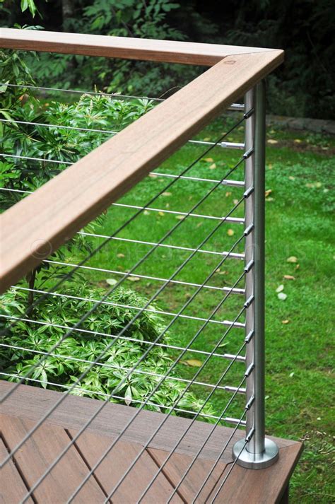 Greg Wa Modern Stainless Steel Cable And Glass Railing Inline