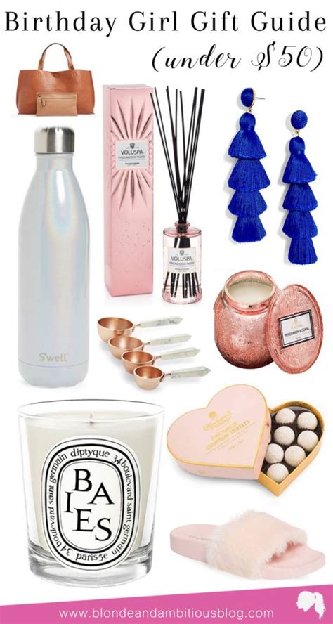 Best affordable and unique birthday gift ideas for her. Birthday Gift Guide Under $50 For Her | Blonde & Ambitious ...