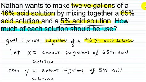 A system of linear equations is when there are two or more linear equations grouped together. Algebra I Help: Systems of Linear Equations Word Problems ...