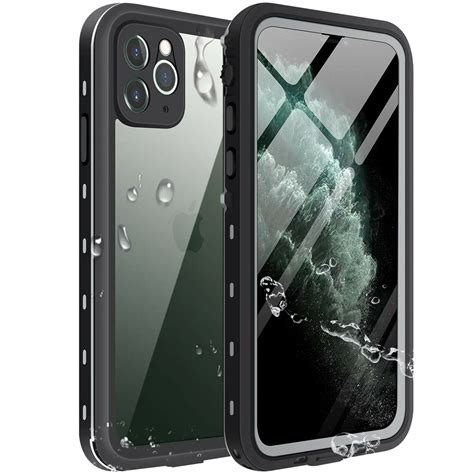 For Apple Iphone 11 Pro Max Waterproof Case Cover W Built In Screen