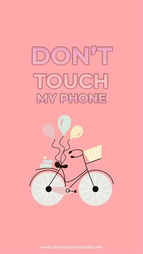 Wallpaper Aesthetic Cute Girly Cute Dont Touch My Phone Wallpaper