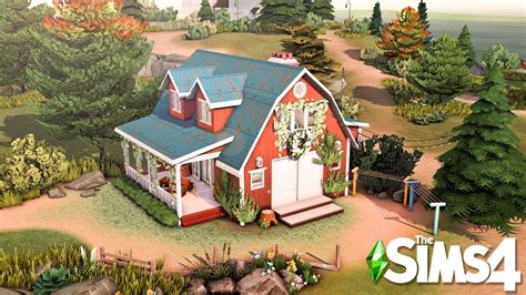 Converted Barn House No Cc The Sims 4 Speed Build Youtube