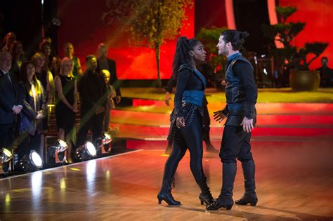 Dancing With The Stars Normani Dazzles Simone Scores 10s Erika Sent Home