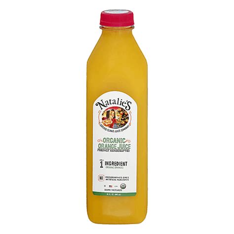 Natalie S Organic Orange Juice 32 Fl Oz Produce Foodtown
