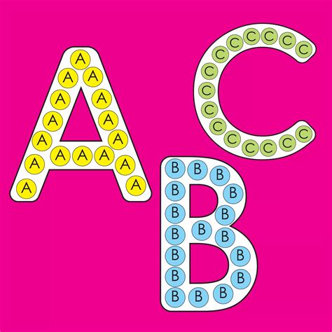 Abc Dot Markers Activity Free Coloring Pages Busy Shark Abc