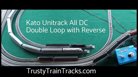 Double Track N Scale Kato Unitrack With Reverse Loop Youtube