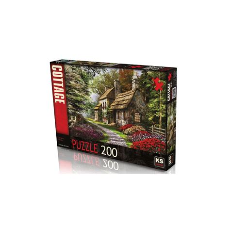 Ks Games 200 Parça Carnation Cottage Puzzle Dominic Davison Ks