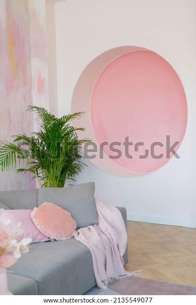 Interior Design Pink Gold Color Stock Photo 2135549077 Shutterstock