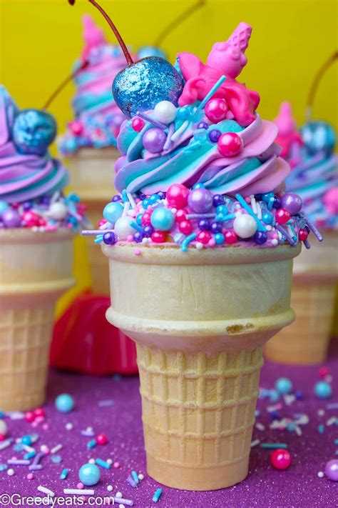 Ice Cream Cone Cupcakes Greedy Eats