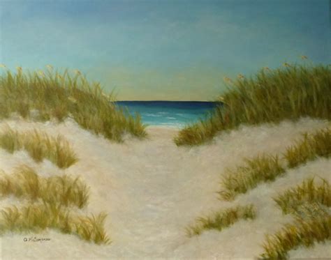 Path To The Beach Painting Amber Palomares Fine Art