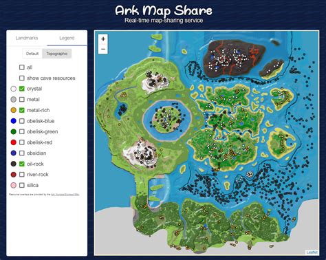 Adds Ark Wiki Resources To 8 Maps Arkps4