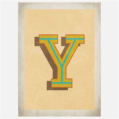 I Liked This Design On Fab Vintage Y 11x14 Fancy Fonts Vintage