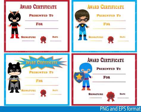 Superhero Certificate Template Printable Printable Word Searches