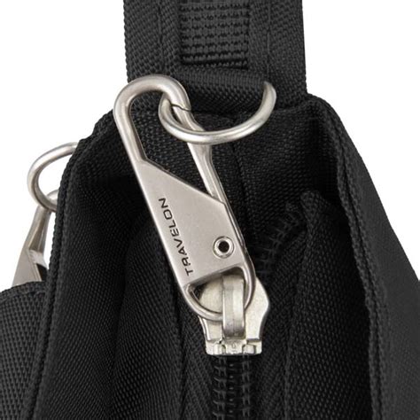 Anti-Theft Shoulder Bag Black - Function Junction
