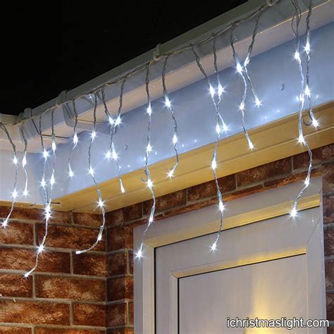Cool White Icicle Lights For Outdoor Decor Ichristmaslight