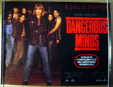 Michelle pfeiffer, bruklin harris, wade dominguez and others. Dangerous Minds - Original Cinema Movie Poster From ...