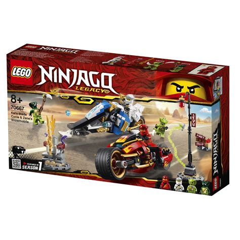 Köp Lego Ninjago Kais Blade Cycle And Zanes Snowmobile 70667