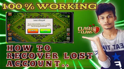 How To Recover Lost Village In Clash Of Clans ️ Deepmichael77 Youtube