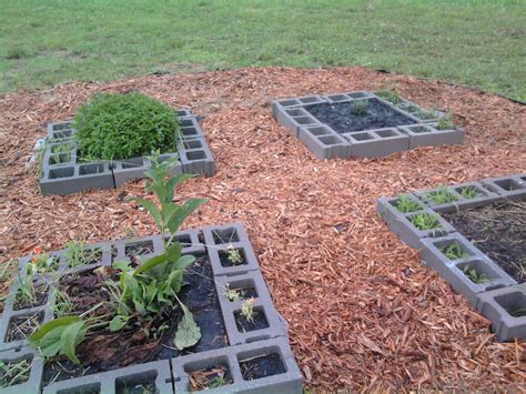 BeppyCat & Co.: Cinder Block Raised Bed Herb Garden