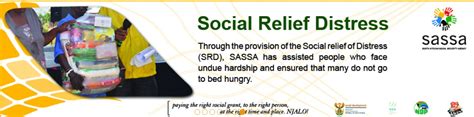 Below is the latest information available to us. sassa.gov.za Apply For Social Relief of Distress : South ...
