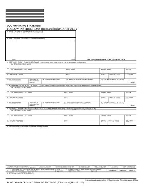 Us Ucc1 2002 2021 Fill And Sign Printable Template Online Us Legal