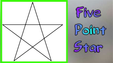 How To Draw A Star Draw A Star Step By Step Rn Learning Youtube