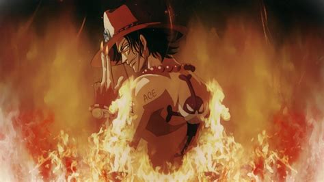 One Piece Ace On Fire With No Fear Hd Anime Wallpapers