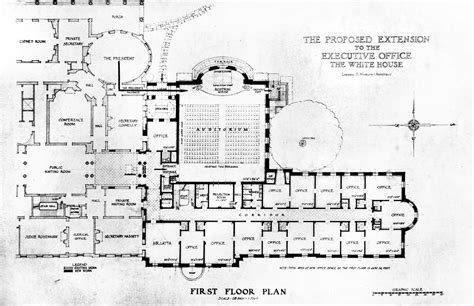 Staff tour of the white house. Mansion Floor Plans