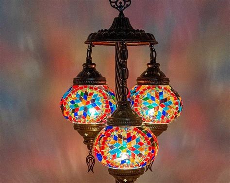 Customizable Floor Lamp Turkish Moroccan Mosaic Floor Night Lamp