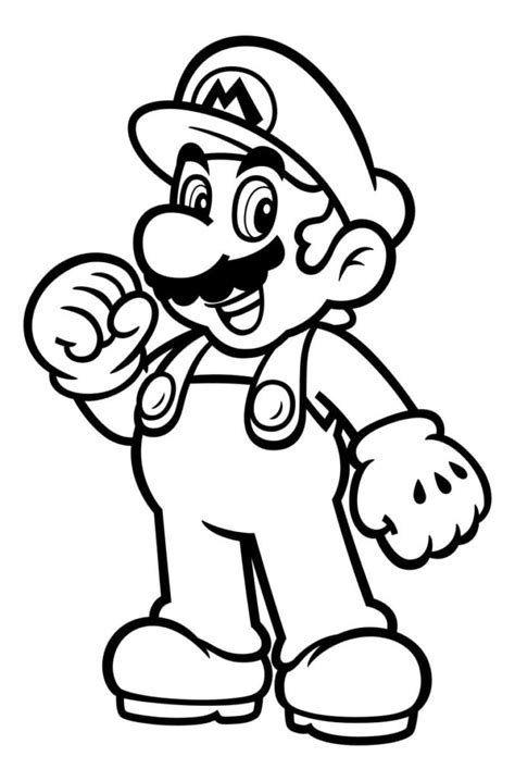 100 Coloriages Mario à Imprimer Gratuitement Mario Et Luigi