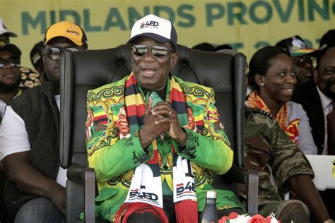 Zimbabwean President Emmerson Mnangagwa Wins Re Election After Troubled