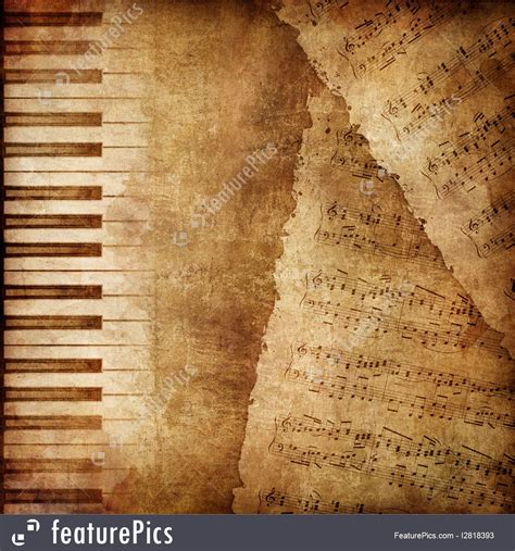 A piece's texture may be further described using terms such as thick and light, rough or smooth. Music: Music On Old Paper Texture - Stock Illustration I2818393 at FeaturePics