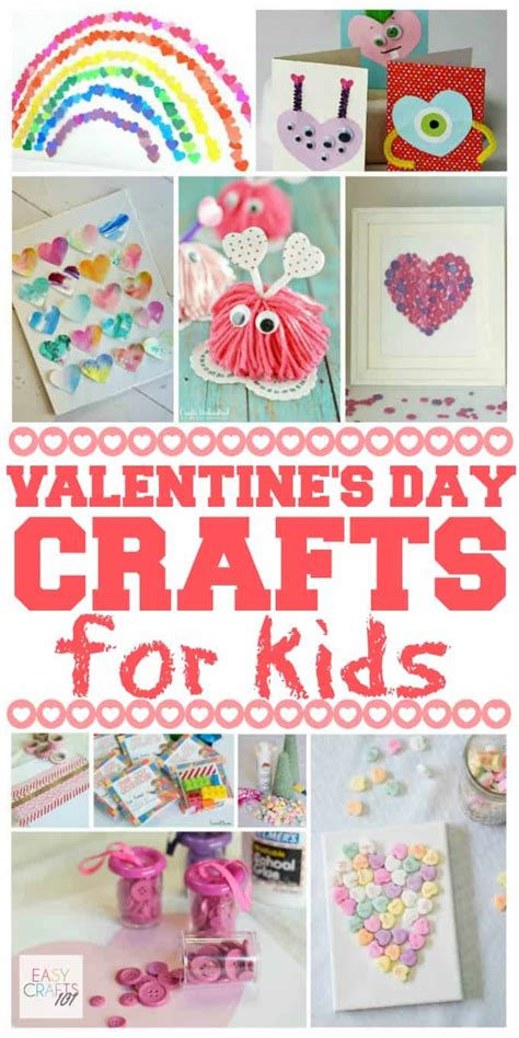 Valentines Candy Heart Easy Craft For Kids Easy Crafts 101
