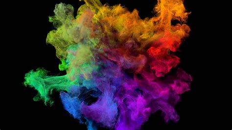 Color Explosion On Black Spectrum Color Explosion Hd Png 1920x1080