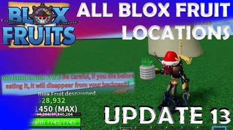 Blox Fruits All Second Sea Blox Fruit Locations Update 13 Youtube