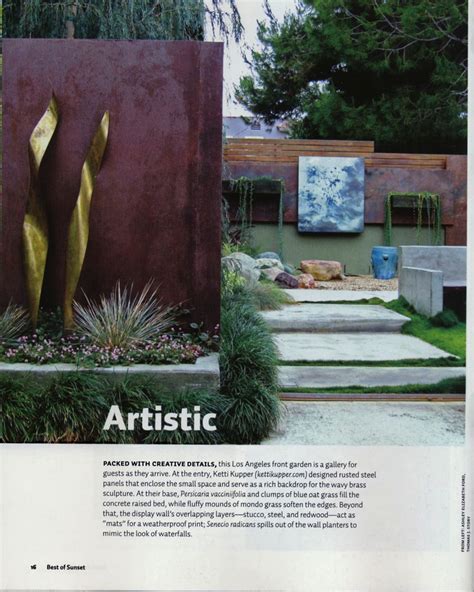 Packed With Creative Details Small Yards Big Ideas Sunset Magazine