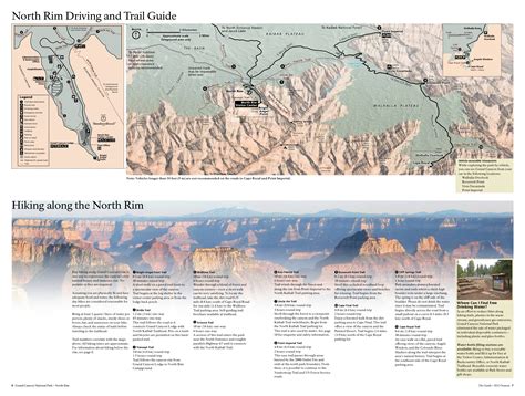 Filenps Grand Canyon North Rim Trail Map Wikimedia Commons