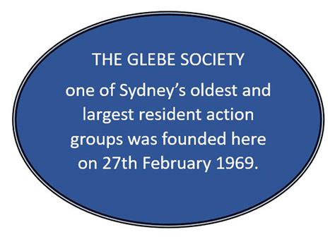 The Glebe Society