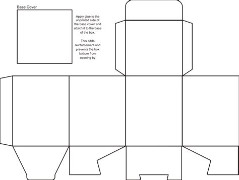 Votive candle box template | Box template, Box template printable, Packaging template design